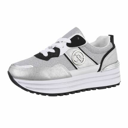 Damen Low-Sneakers - silver Gr. 36