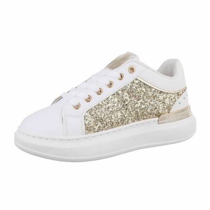 Damen Low-Sneakers - gold