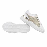 Damen Low-Sneakers - gold