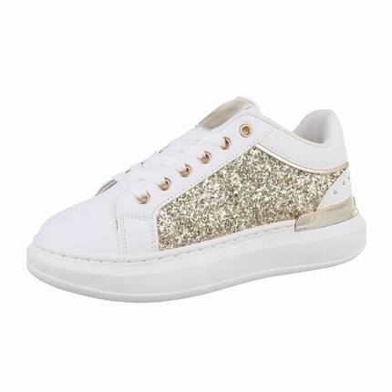 Damen Low-Sneakers - gold Gr. 36