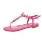 Damen Flache Sandalen - fushia Gr. 36