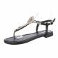 Damen Flache Sandalen - black Gr. 36