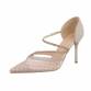 Damen High-Heel Pumps - gold Gr. 37