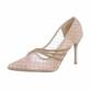 Damen High-Heel Pumps - gold Gr. 41