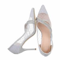 Damen High-Heel Pumps - silver