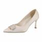 Damen High-Heel Pumps - gold Gr. 40