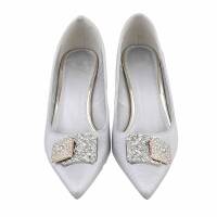 Damen High-Heel Pumps - silver