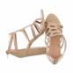 Damen Sandaletten - beige