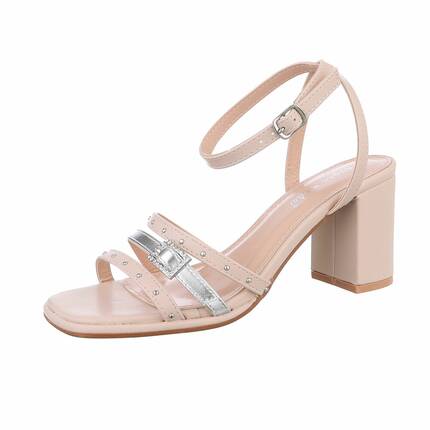 Damen Sandaletten - beige - 12 Paar