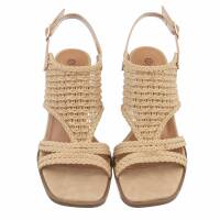 Damen Sandaletten - beige