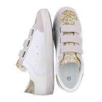 Damen Low-Sneakers - gold