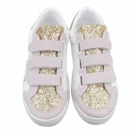 Damen Low-Sneakers - gold