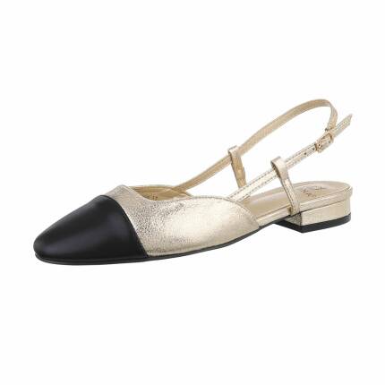 Damen Klassische Pumps - gold Gr. 36