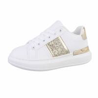 Damen Low-Sneakers - gold