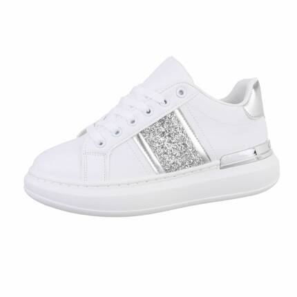 Damen Low-Sneakers - silver