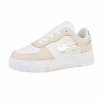 Damen Low-Sneakers - beige