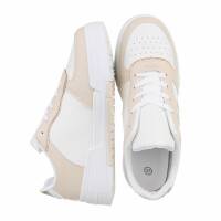 Damen Low-Sneakers - beige