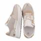 Damen Keilabsatz-Sneakers - beige