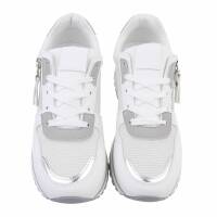 Damen Keilabsatz-Sneakers - white