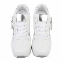 Damen Keilabsatz-Sneakers - white