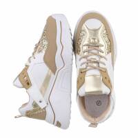 Damen Sportschuhe - gold