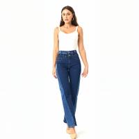 Damen High Waist Jeans von Laulia - DK.blue