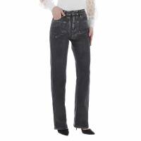 Damen High Waist Jeans von Laulia - DK.grey