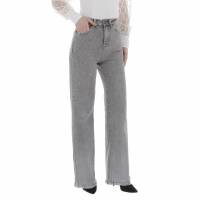 Damen High Waist Jeans von Laulia - grey