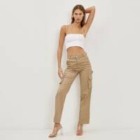 Damen Stoffhose von Laulia - beige