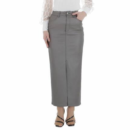 Damen Maxirock von Laulia Gr. XS/34 - grey