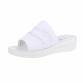 Damen Keilsandaletten - white - 12 Paar