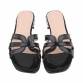 Damen Flache Sandalen - black