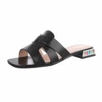 Damen Flache Sandalen - black