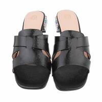 Damen Flache Sandalen - black