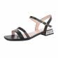 Damen Flache Sandalen - black