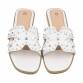 Damen Flache Sandalen - white