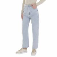 Damen High Waist Jeans von Laulia - LT.blue