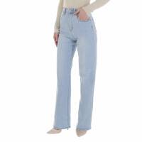 Damen High Waist Jeans von Laulia - L.blue