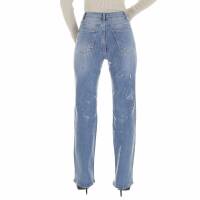 Damen High Waist Jeans von Laulia - blue