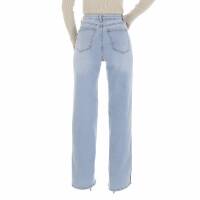 Damen High Waist Jeans von Laulia - LT.blue