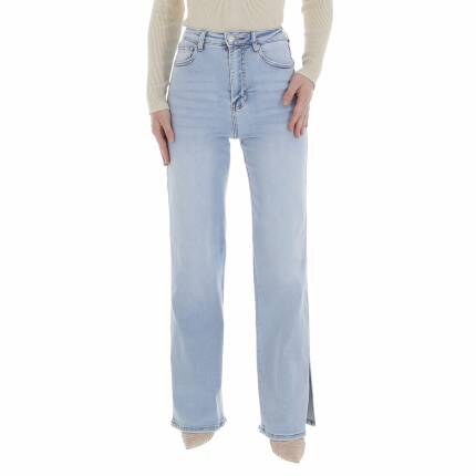 Damen High Waist Jeans von Laulia Gr. S/36 - LT.blue