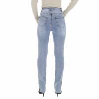 Damen High Waist Jeans von Laulia - L.blue