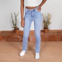 Damen High Waist Jeans von Laulia - L.blue