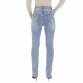 Damen High Waist Jeans von Laulia - L.blue