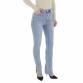 Damen High Waist Jeans von Laulia - L.blue