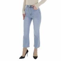 Damen High Waist Jeans von Laulia - LT.blue