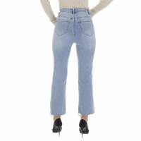 Damen High Waist Jeans von Laulia - LT.blue