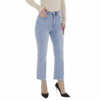 Damen High Waist Jeans von Laulia - LT.blue