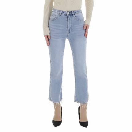 Damen High Waist Jeans von Laulia Gr. M/38 - LT.blue