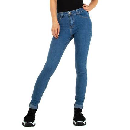 Damen High Waist Jeans von Miss Curry Gr. S/36 - blue